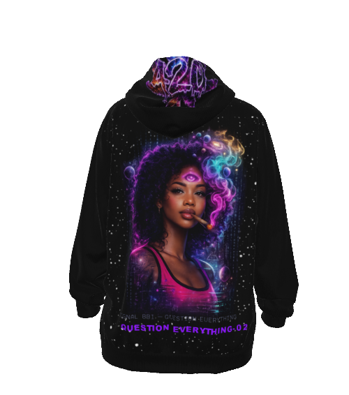 420 Galaxy Hoodie back